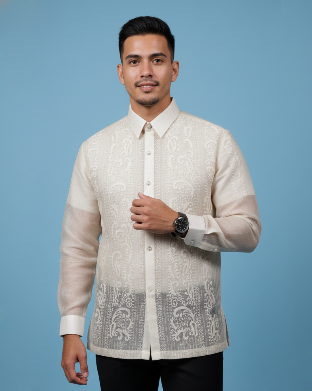 Piña Silk Barong Tagalog Leo