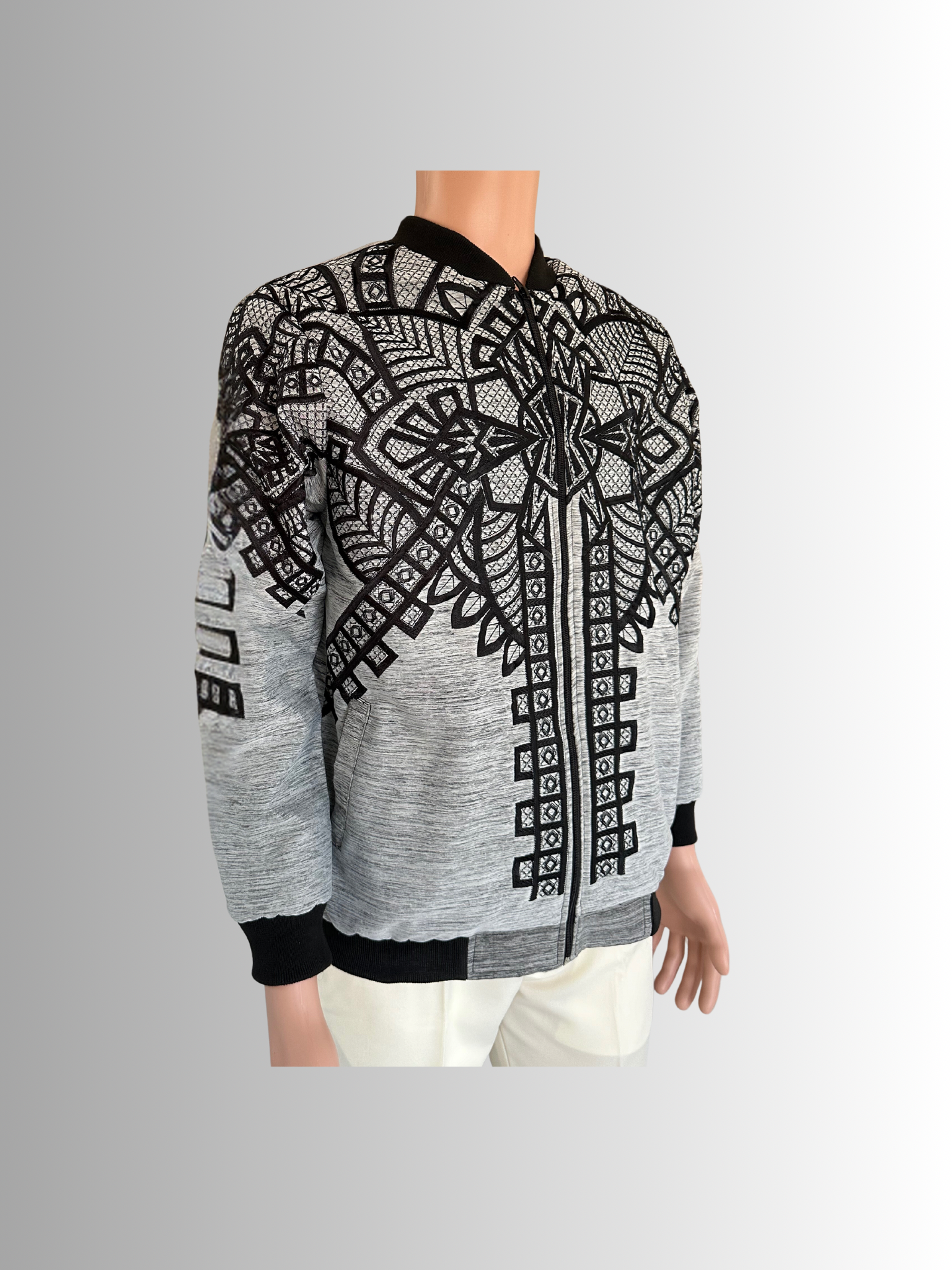 Jacket Barong James Piña Gray Jusilyn