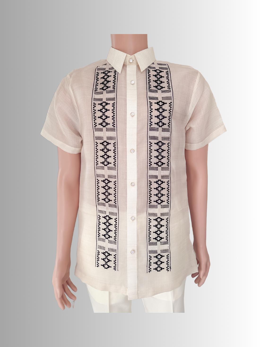 Barong Short-sleeve Piña Cocoo Leonne