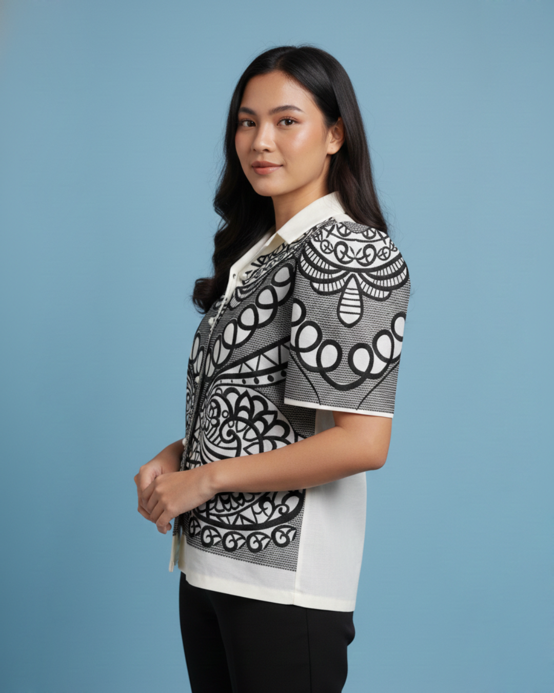 Jusilyn Filipiniana Blouse Amara