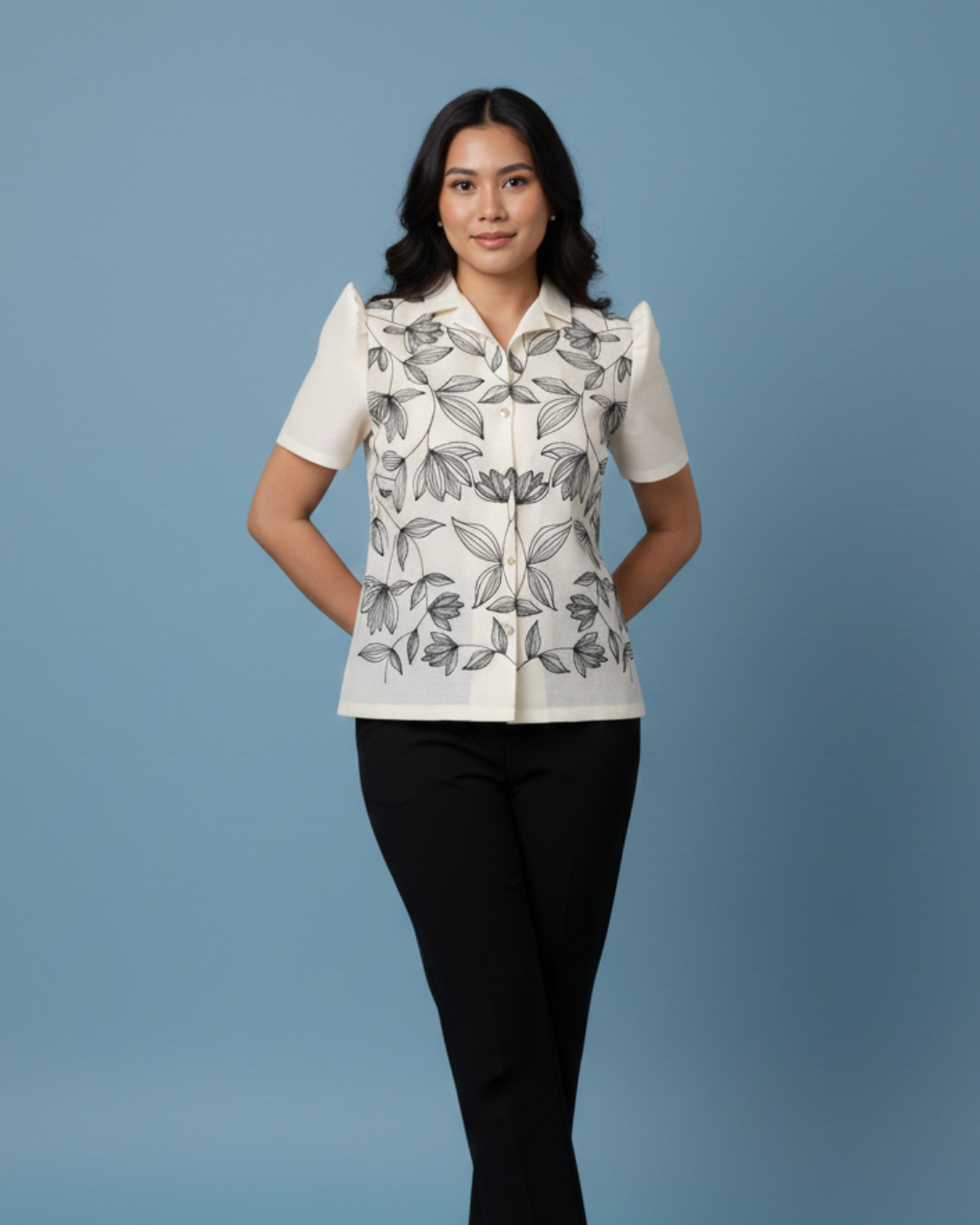 Jusilyn Filipiniana Blouse Nova
