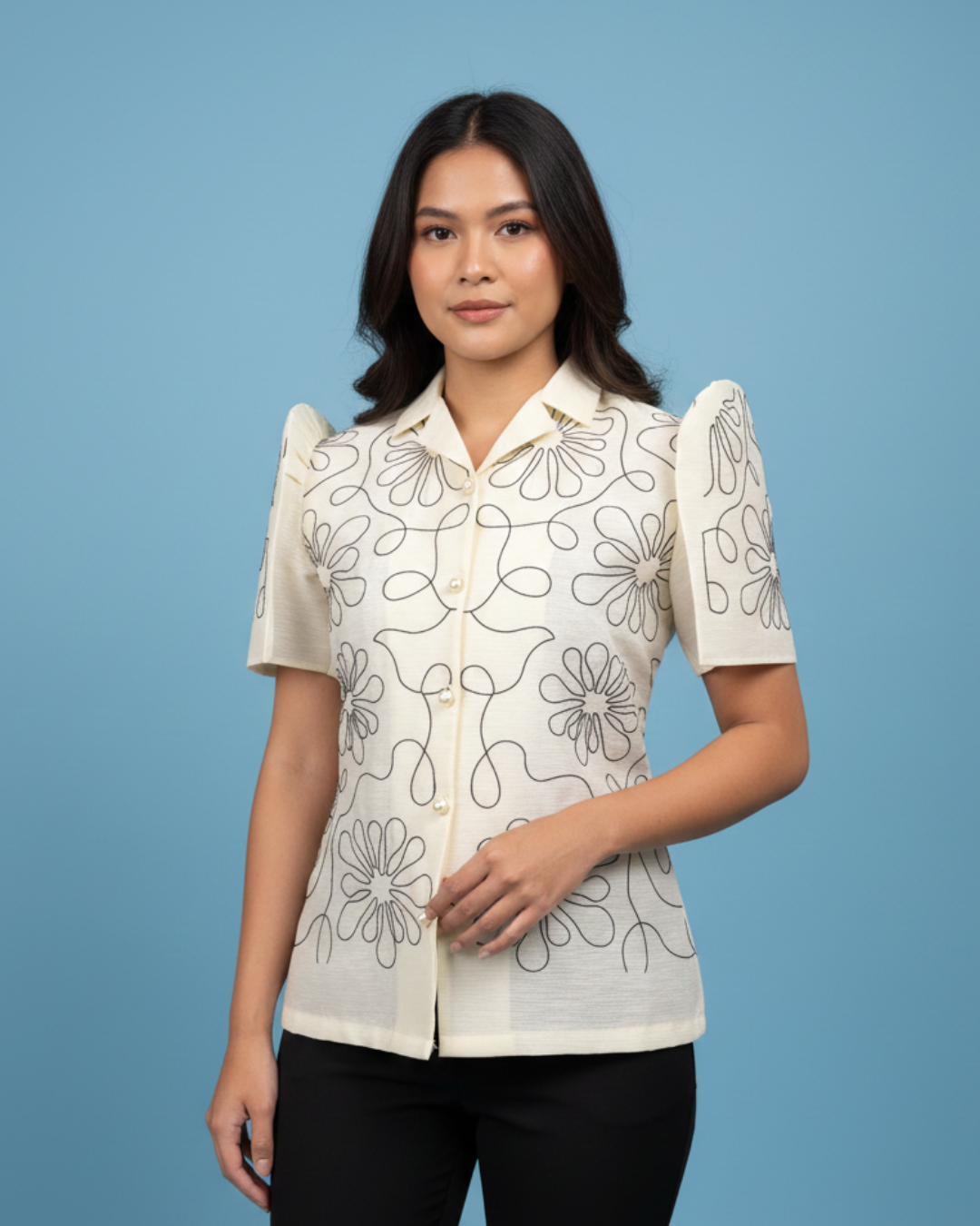 Jusilyn Filipiniana Blouse Zara