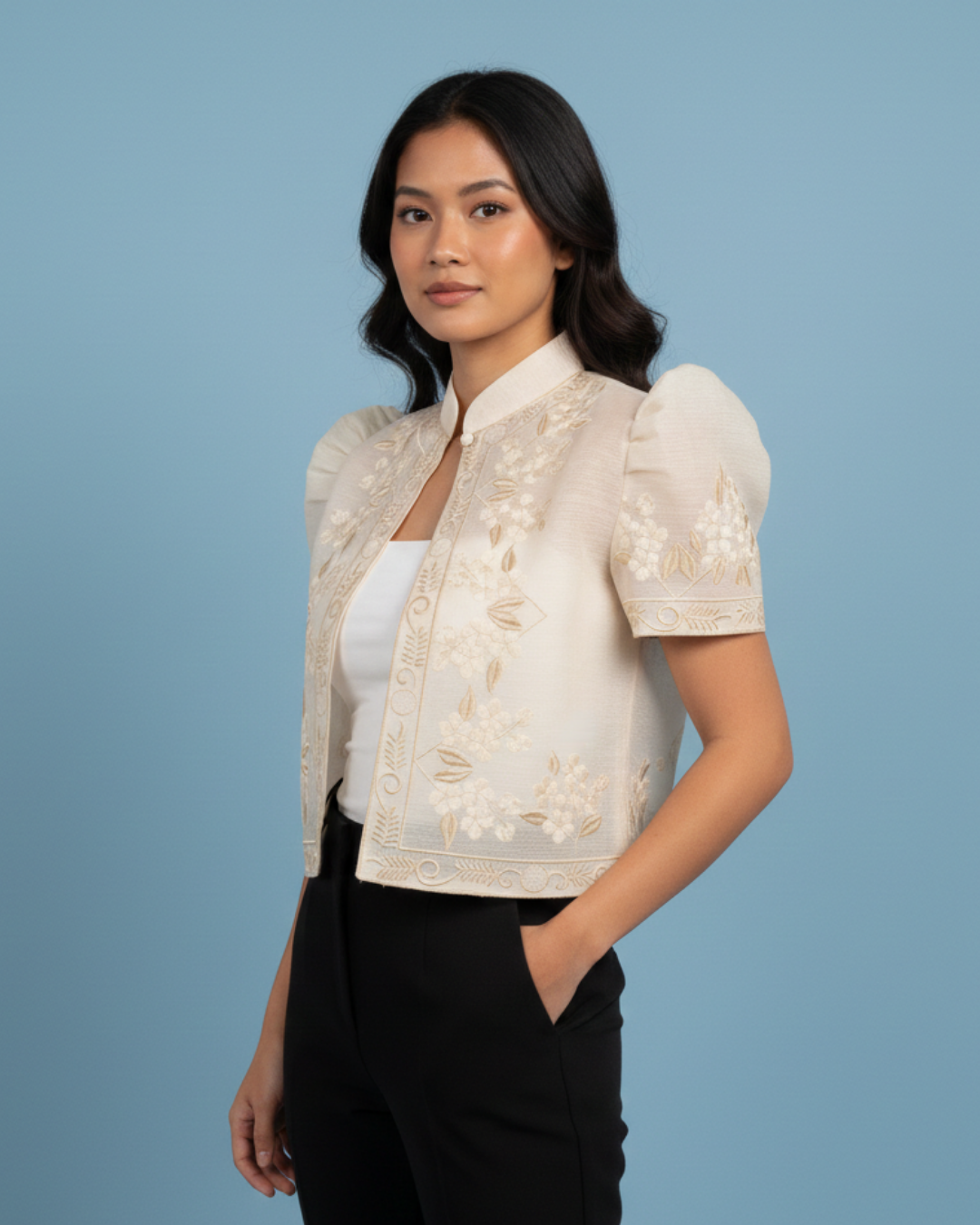 Jusilyn Filipiniana Bolero Blythe