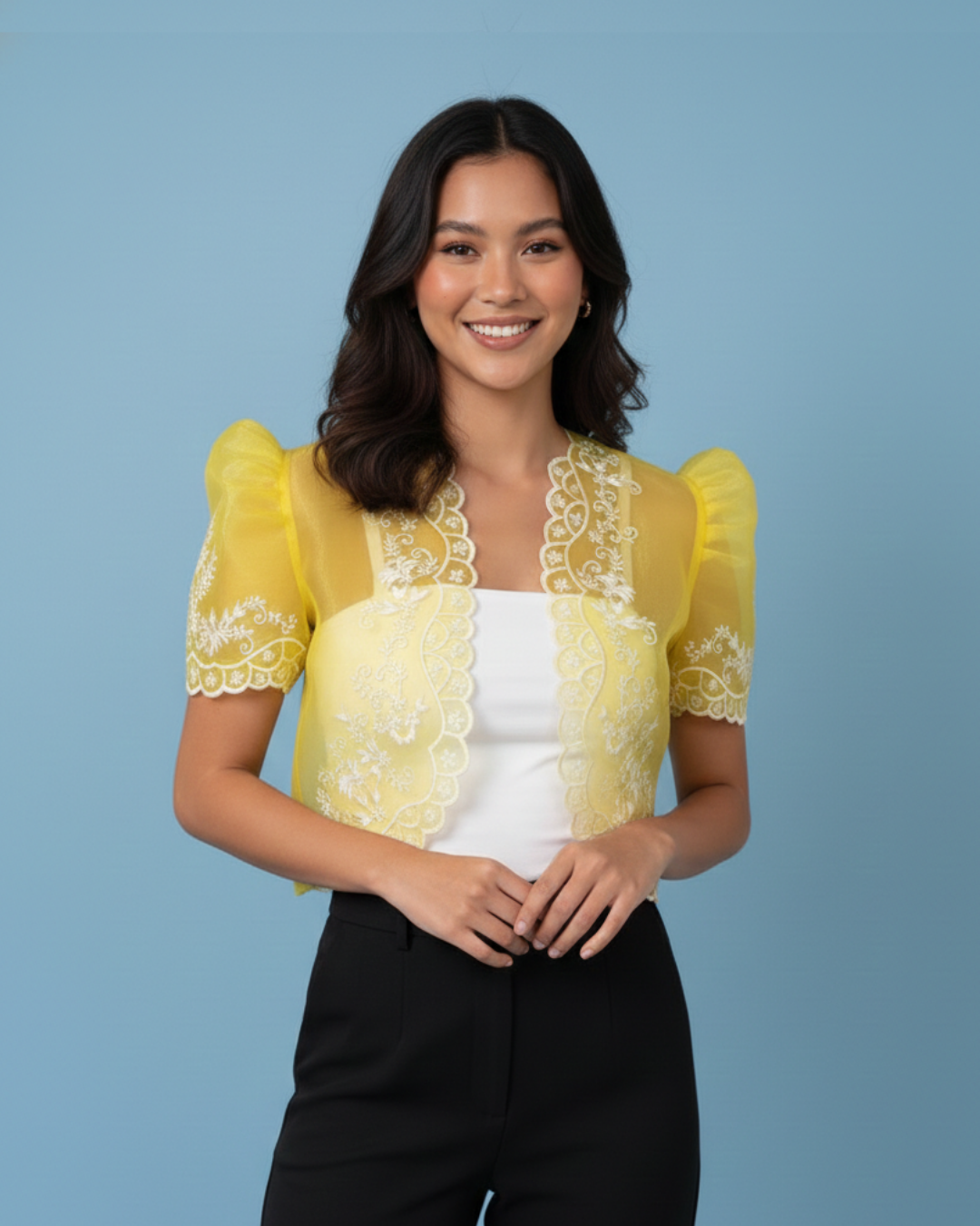 Organza Filipiniana Bolero Lina