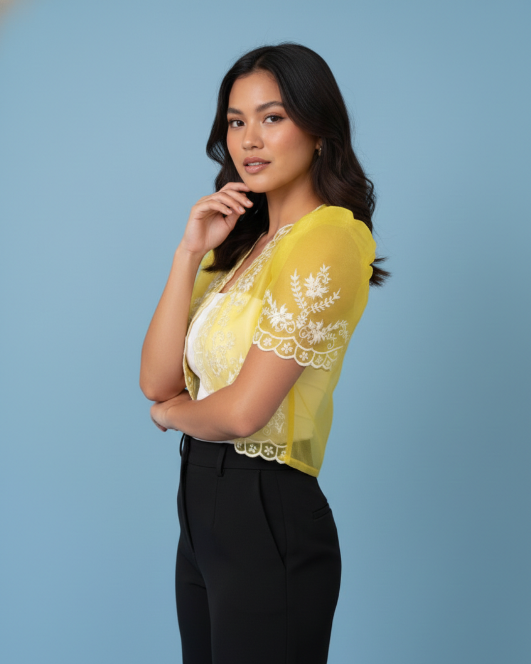 Organza Filipiniana Bolero Lina