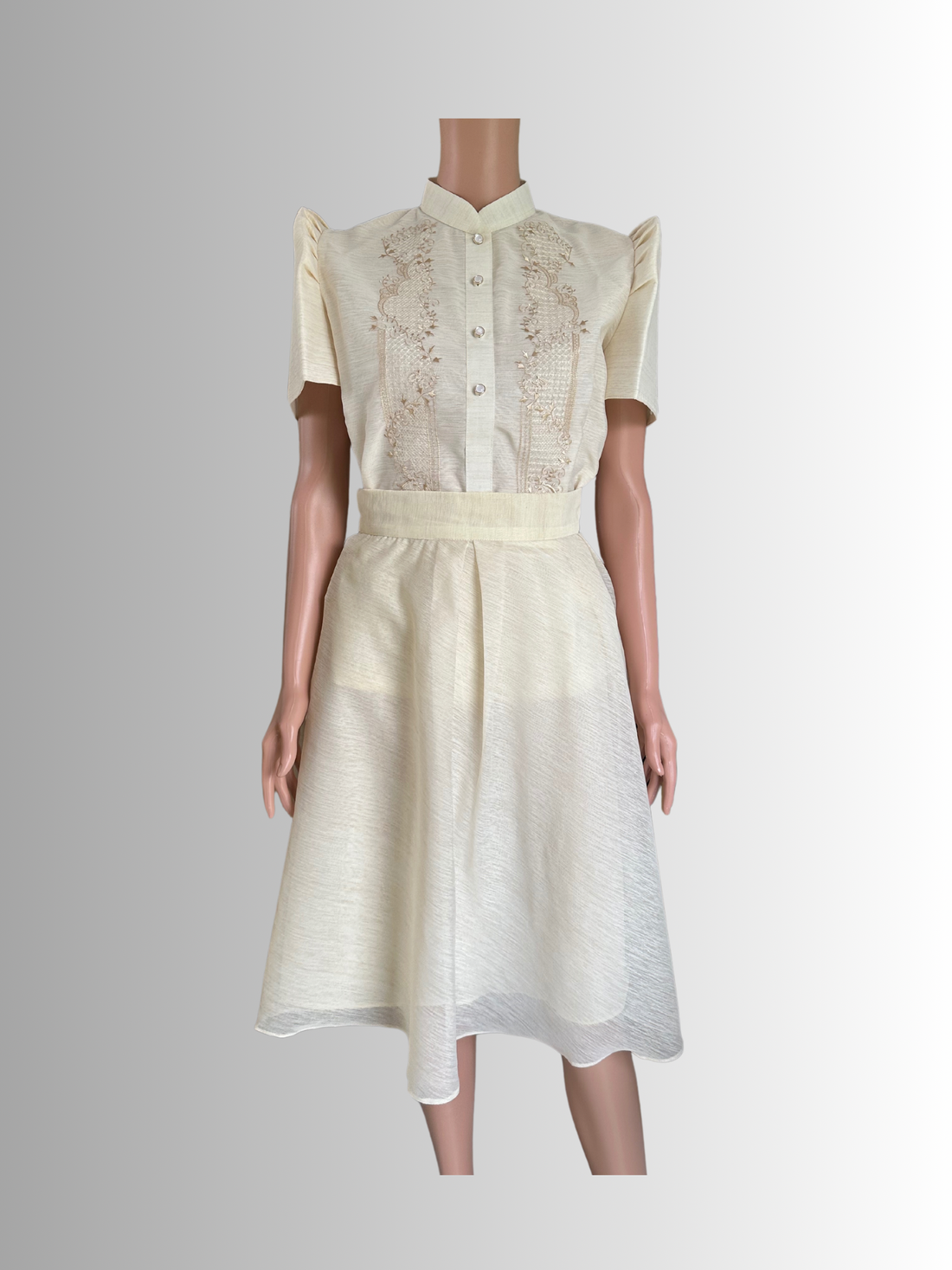 Dress. Romana Mestiza Blouse and Skirt Piña Jusilyn