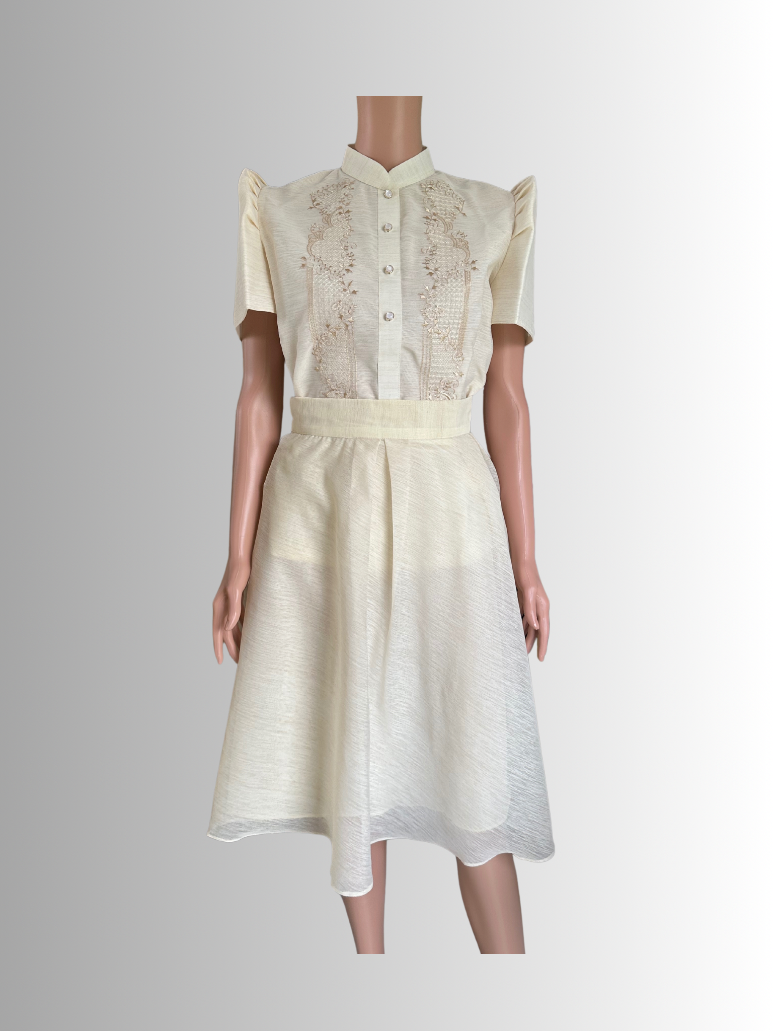 Dress. Romana Mestiza Blouse and Skirt Piña Jusilyn