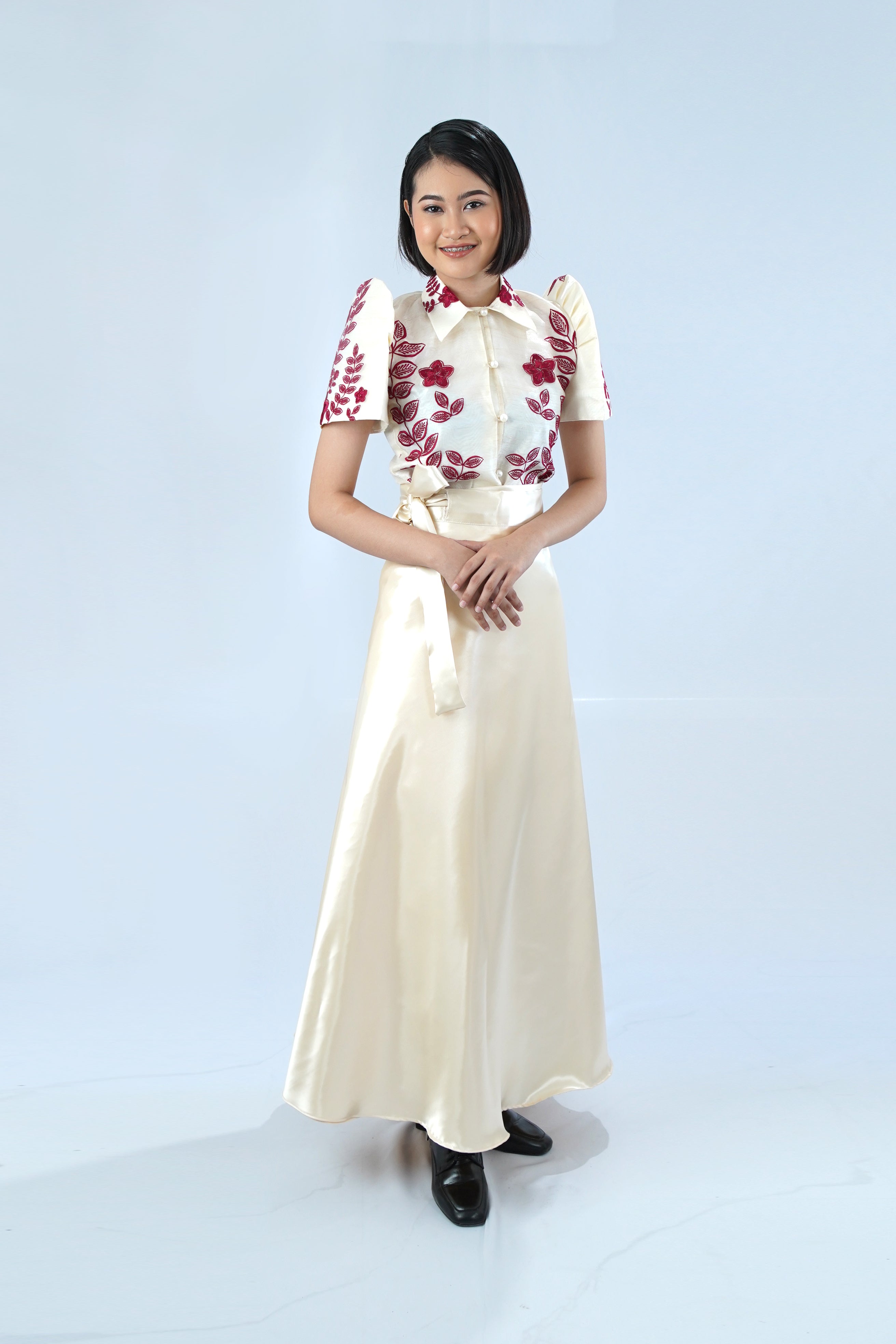 Blouse Mestiza Full Embroidery Organza