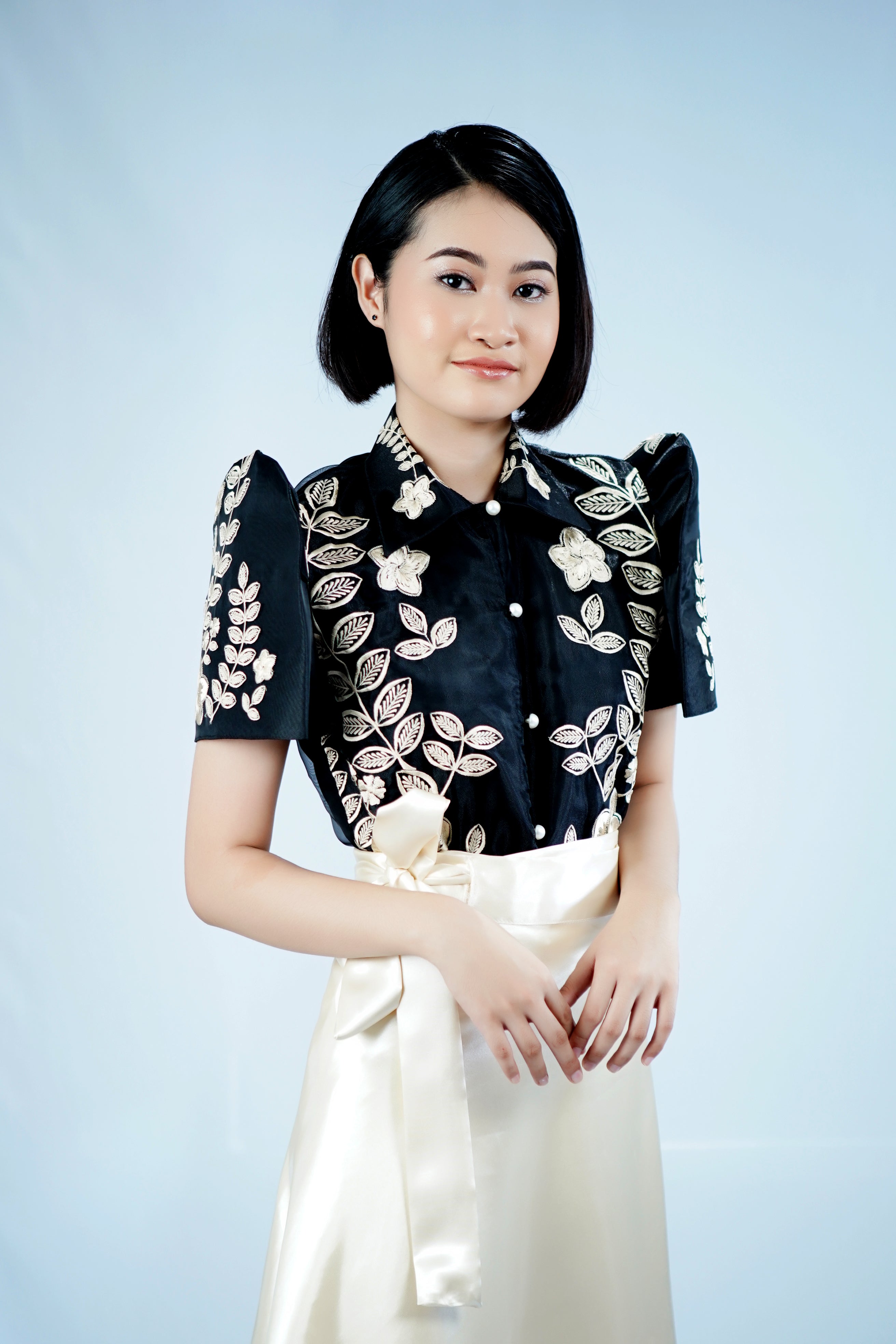 Blouse Mestiza Full Embroidery Organza