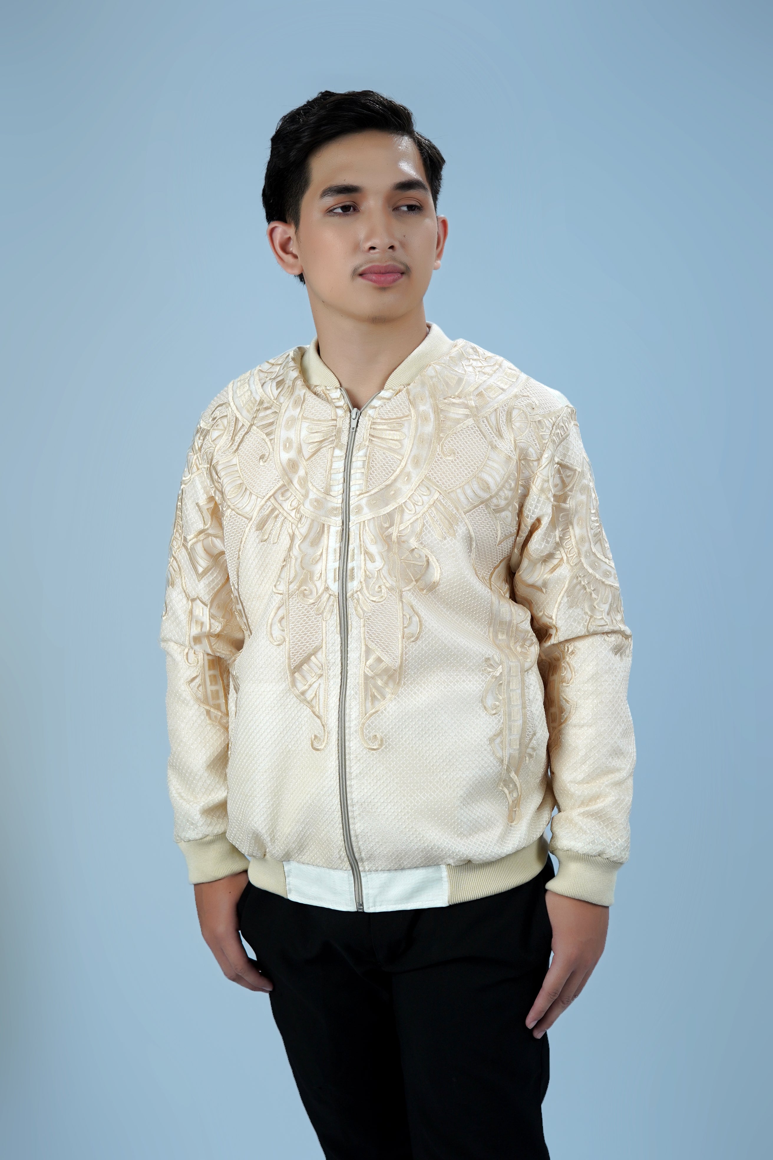 Jacket Barong Ben Full Callado Piña Cocoon