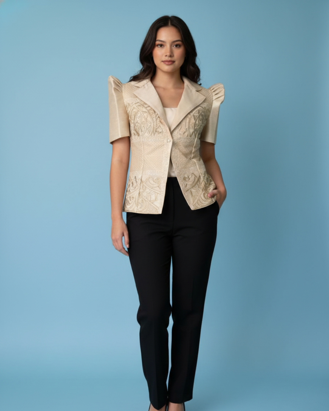 Jusilyn Filipiniana Suit Isla