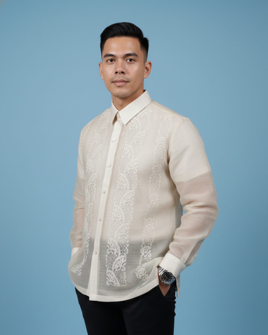 Piña Silk Barong Tagalog Noah