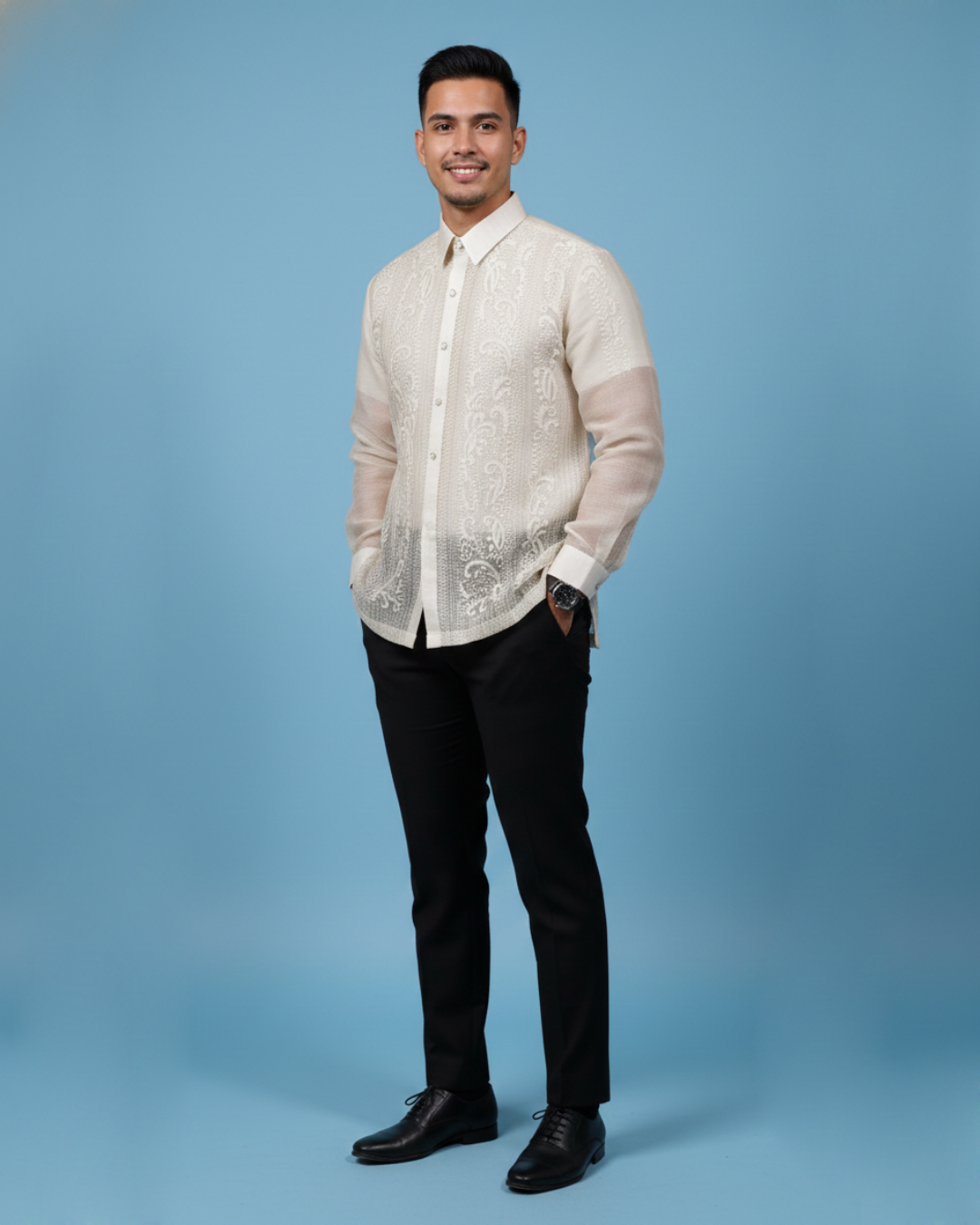 Piña Silk Barong Tagalog Leo