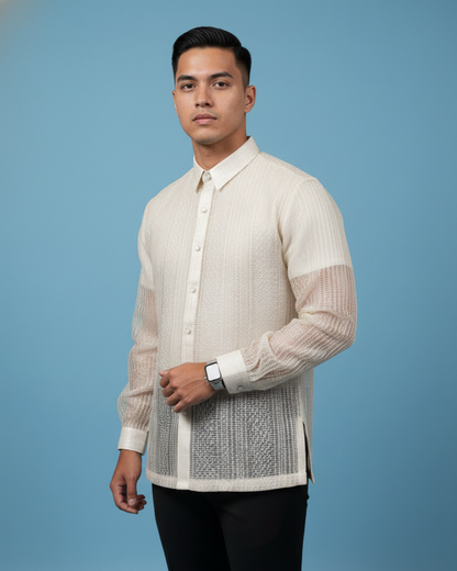 Piña Silk Calado Barong Tagalog Lucas