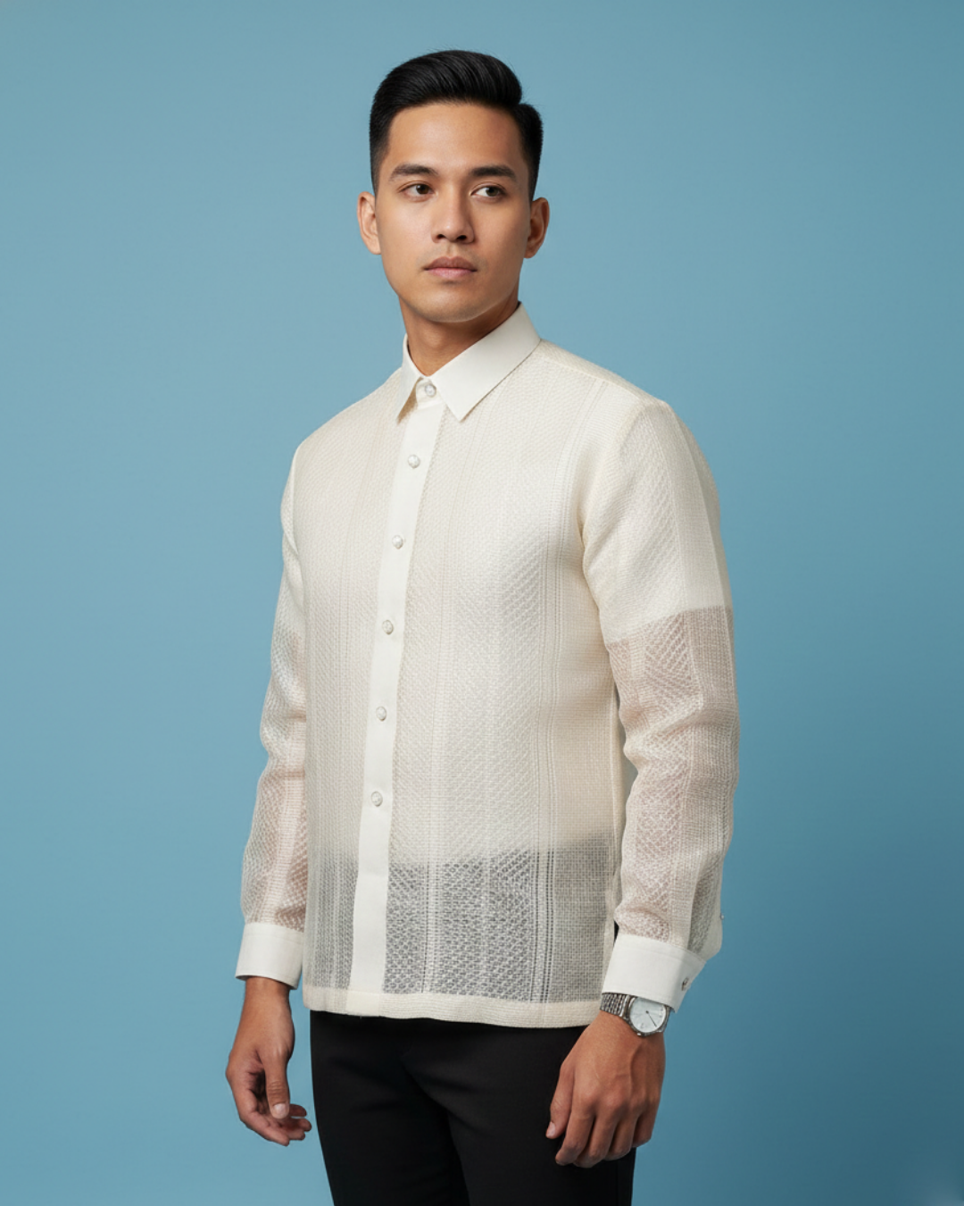Piña Silk Calado Barong Tagalog James