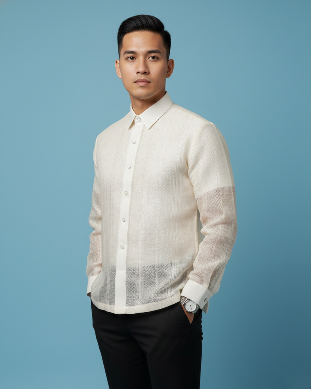 Piña Silk Calado Barong Tagalog James
