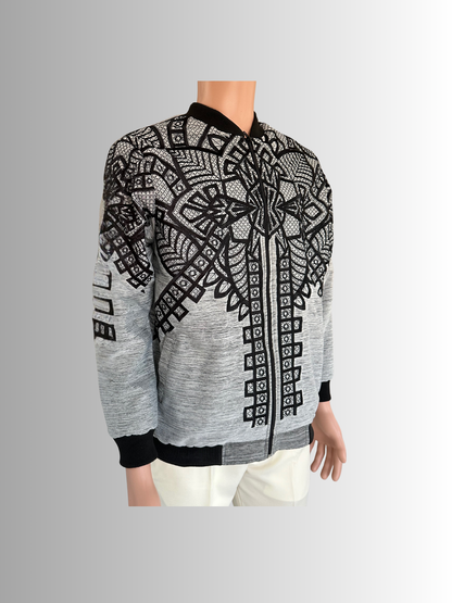 Jacket Barong James Piña Gray Jusilyn