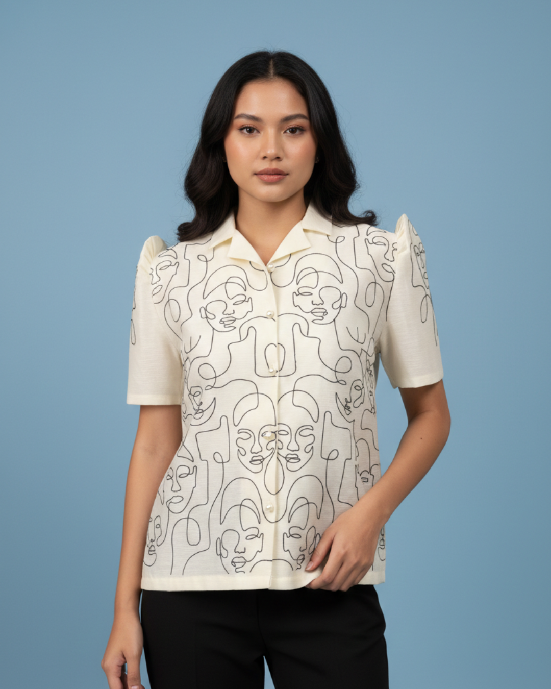 Jusilyn Filipiniana Blouse Kaia