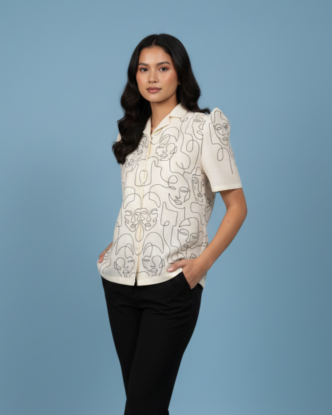 Jusilyn Filipiniana Blouse Kaia