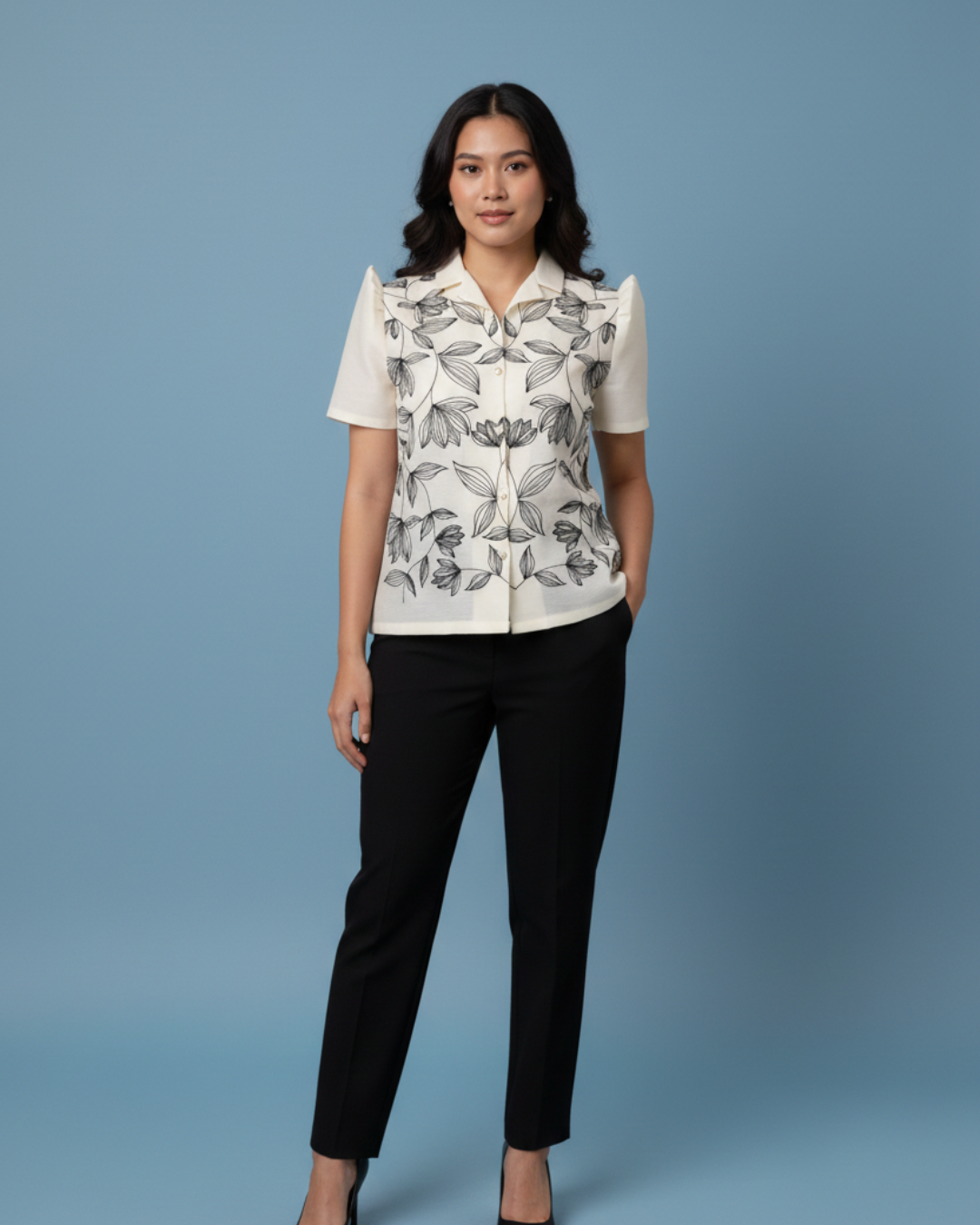 Jusilyn Filipiniana Blouse Nova