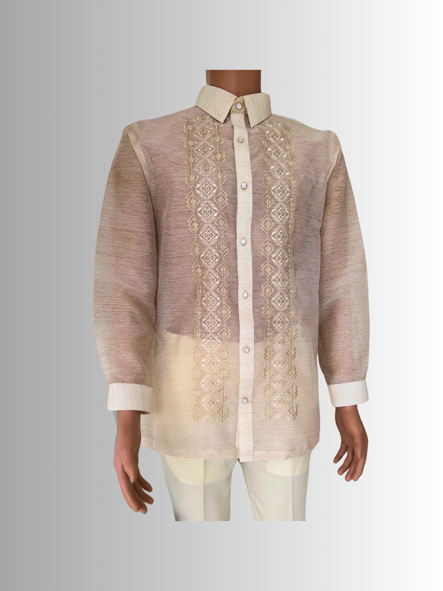 Barong Calah Piña Jusilyn Sports Collar