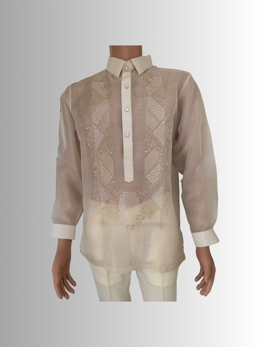 Barong Callian Piña Jusi Sports Collar