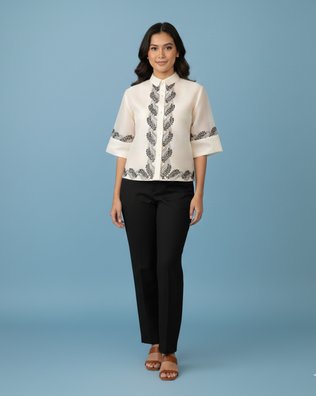 Jusilyn Filipiniana Blouse Mira
