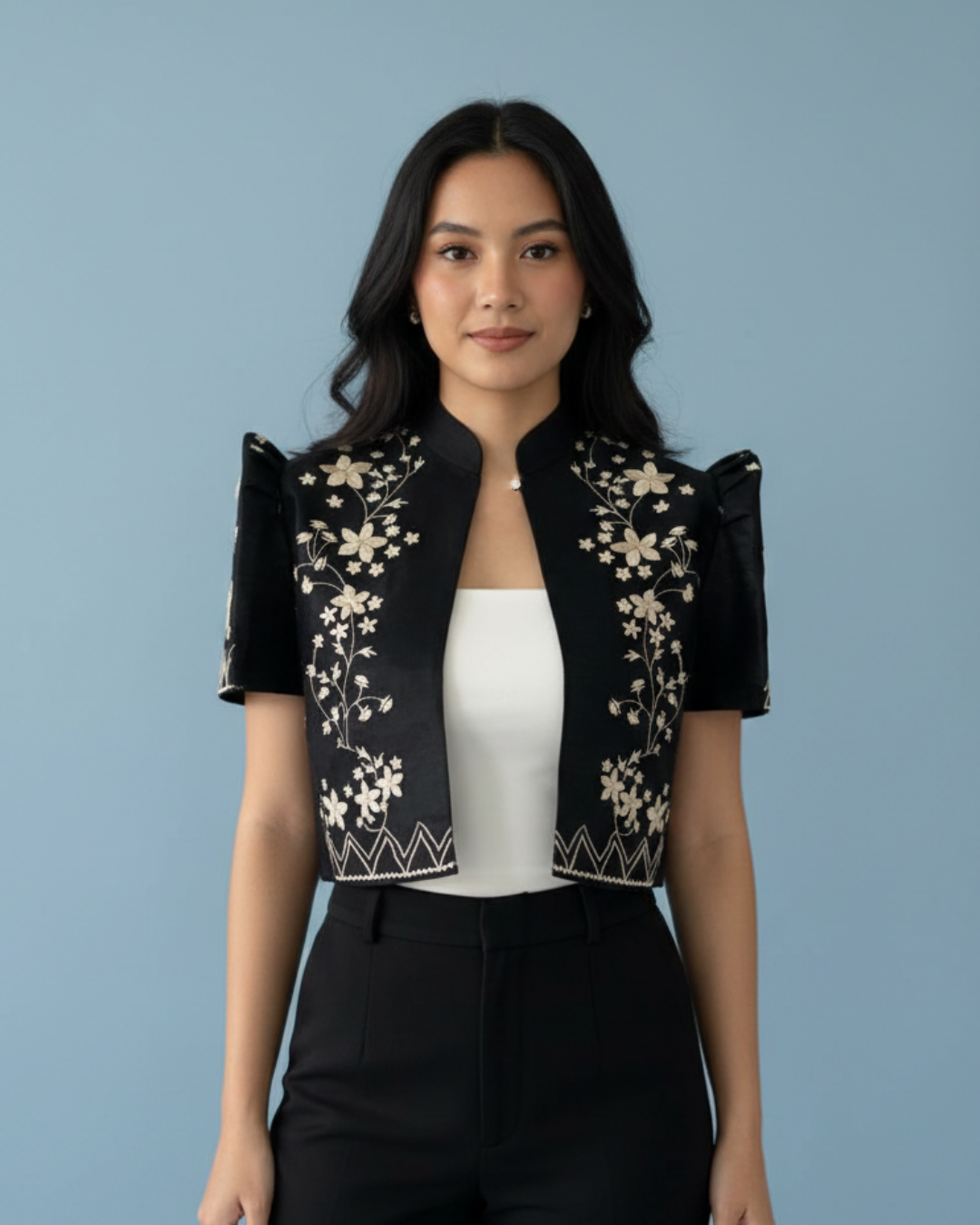 Organza Filipiniana Bolero Elle