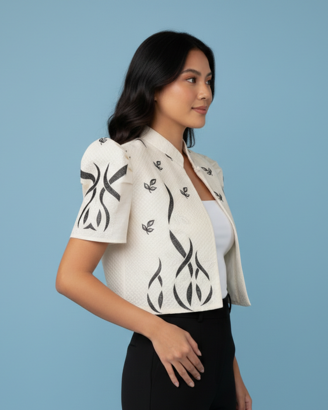 Cocoon Filipiniana Bolero Sky