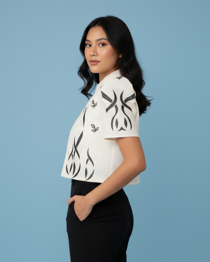 Cocoon Filipiniana Bolero Sky