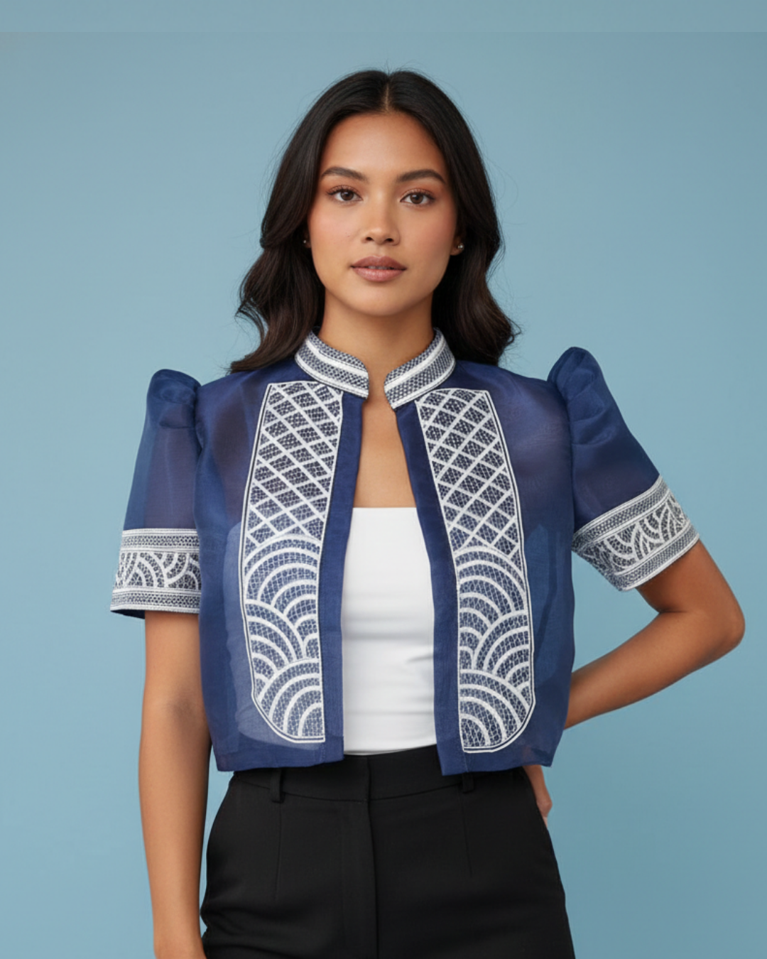 Organza Filipiniana Bolero Blair