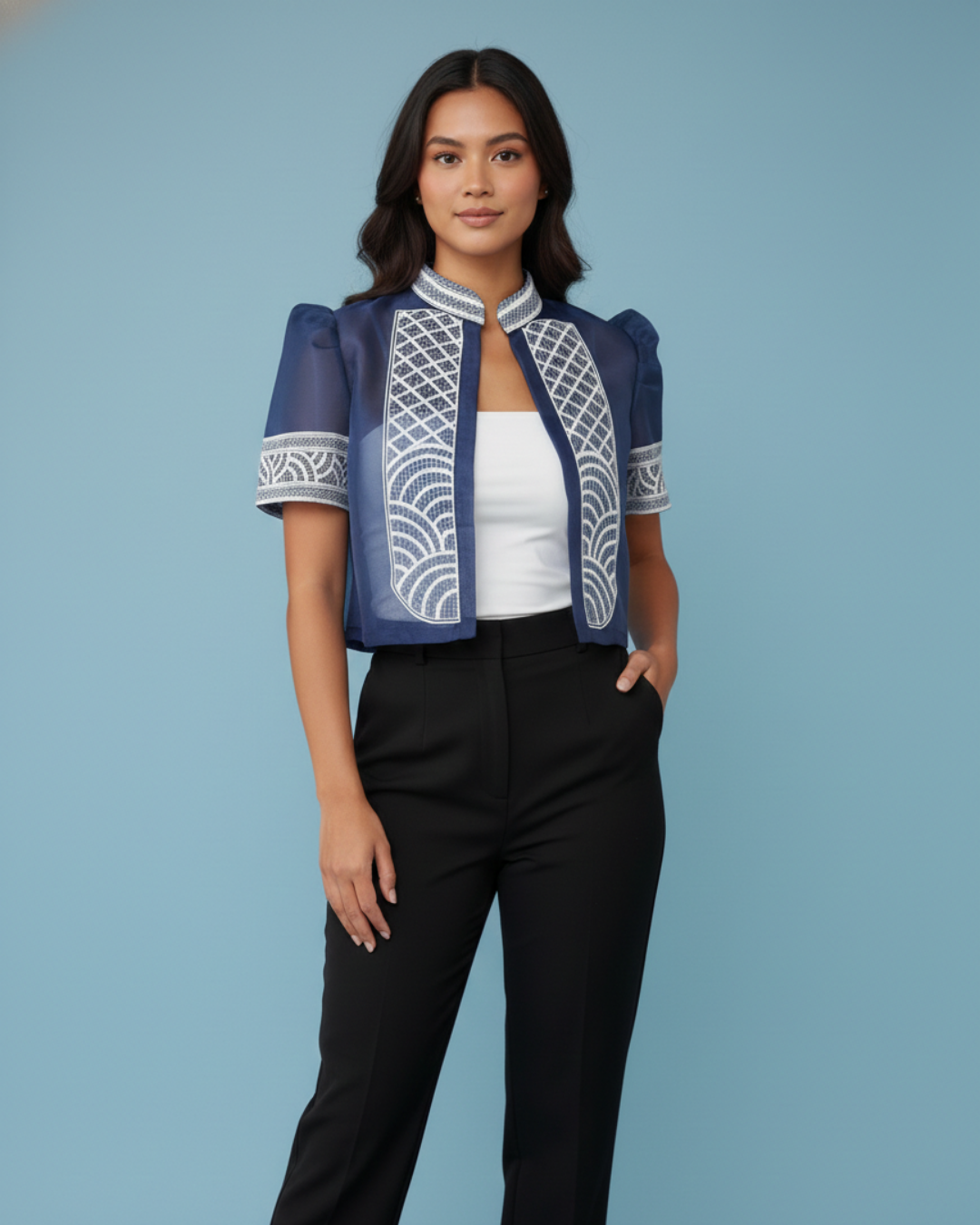 Organza Filipiniana Bolero Blair