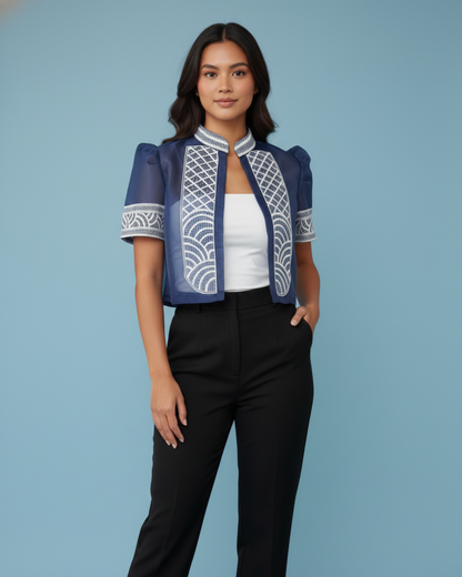 Organza Filipiniana Bolero Blair