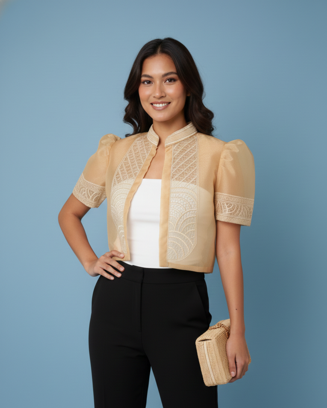Organza Filipiniana Bolero Lane
