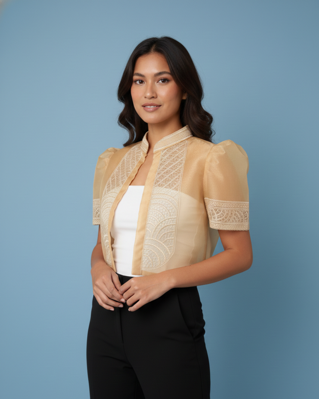 Organza Filipiniana Bolero Lane