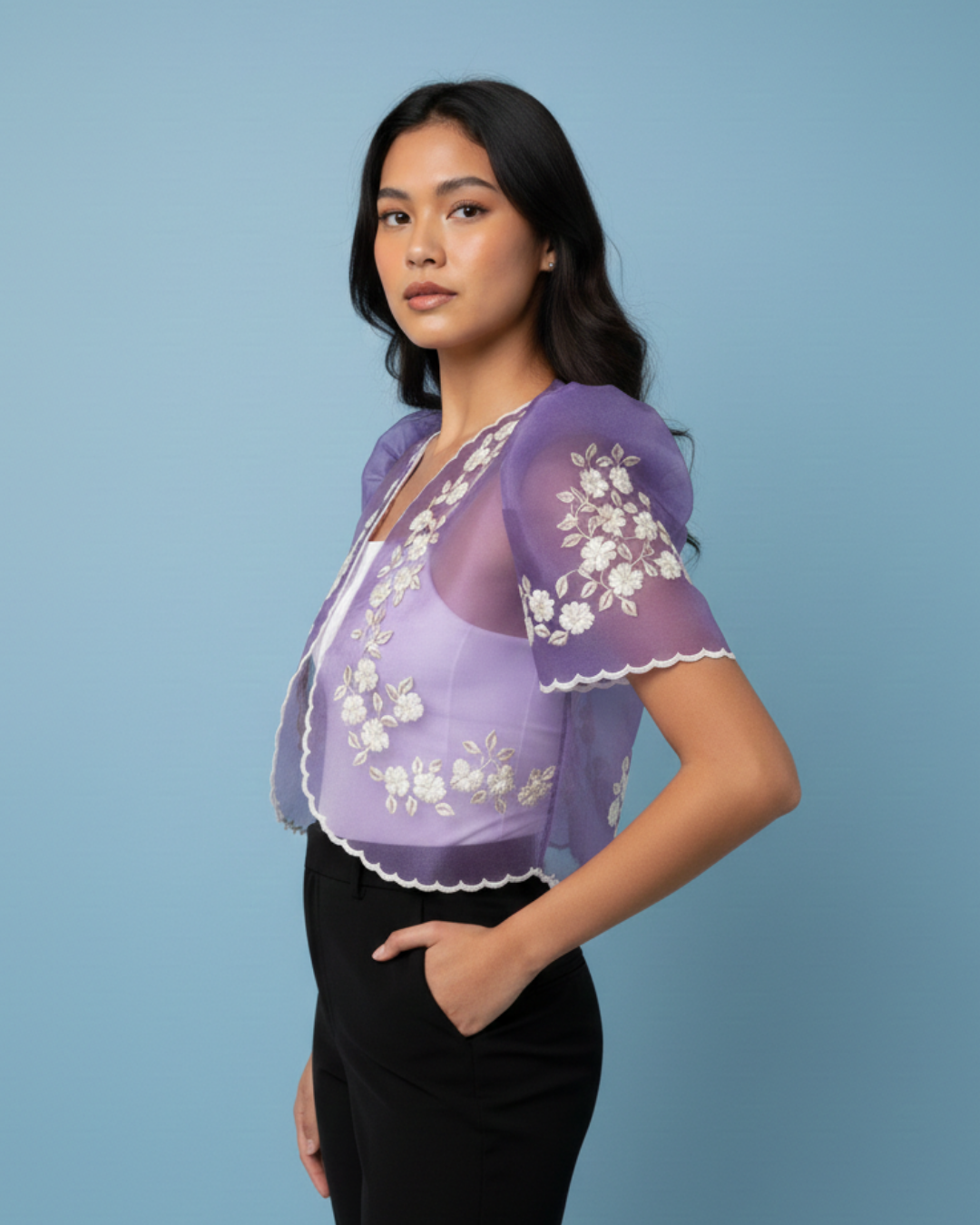 Organza Filipiniana Bolero Mila