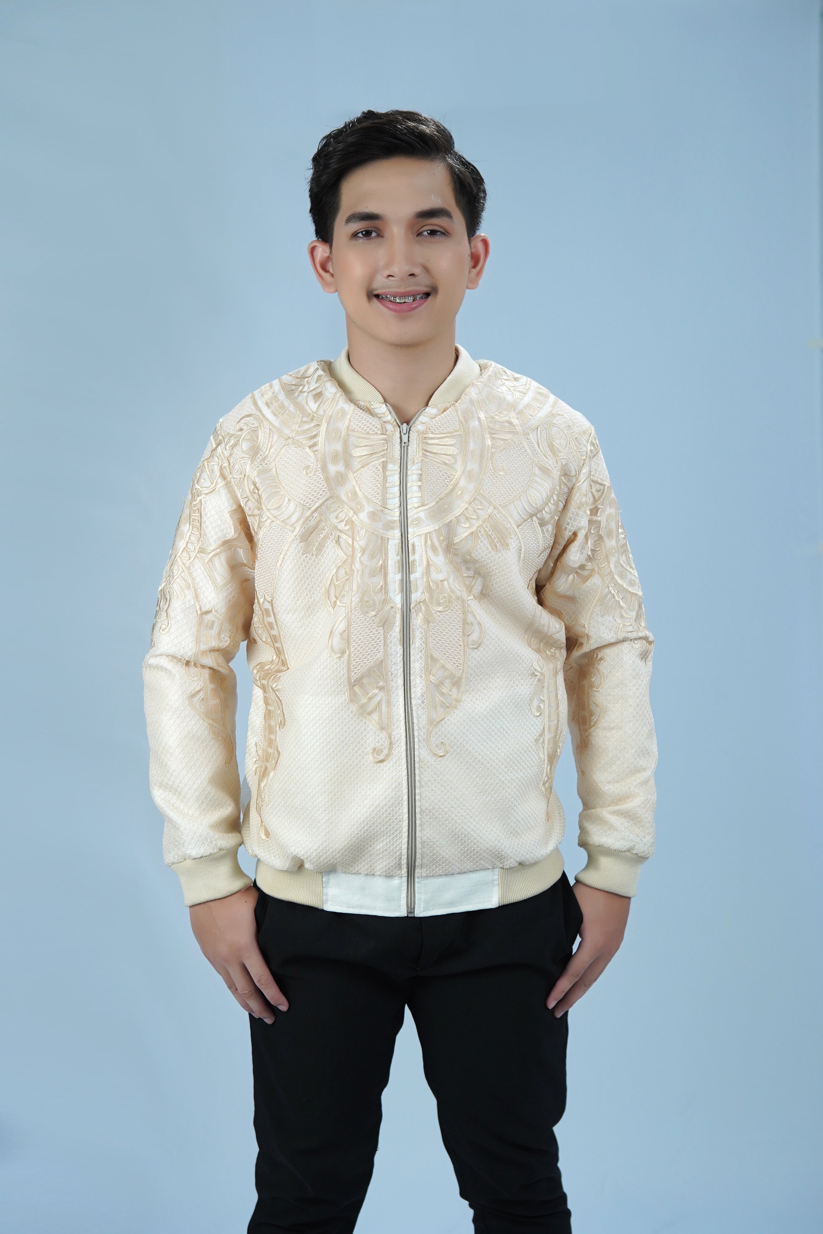Jacket Barong Ben Full Callado Piña Cocoon