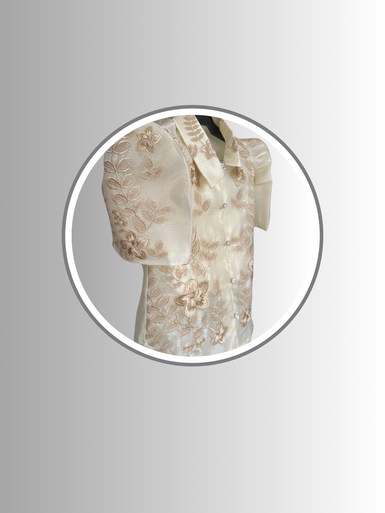 Blouse Mestiza Full Embroidery Organza